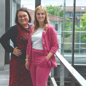 Martina Rosenow, Head of division, Michelle Veh, Business Development Manager, msg GillardonBSM AG